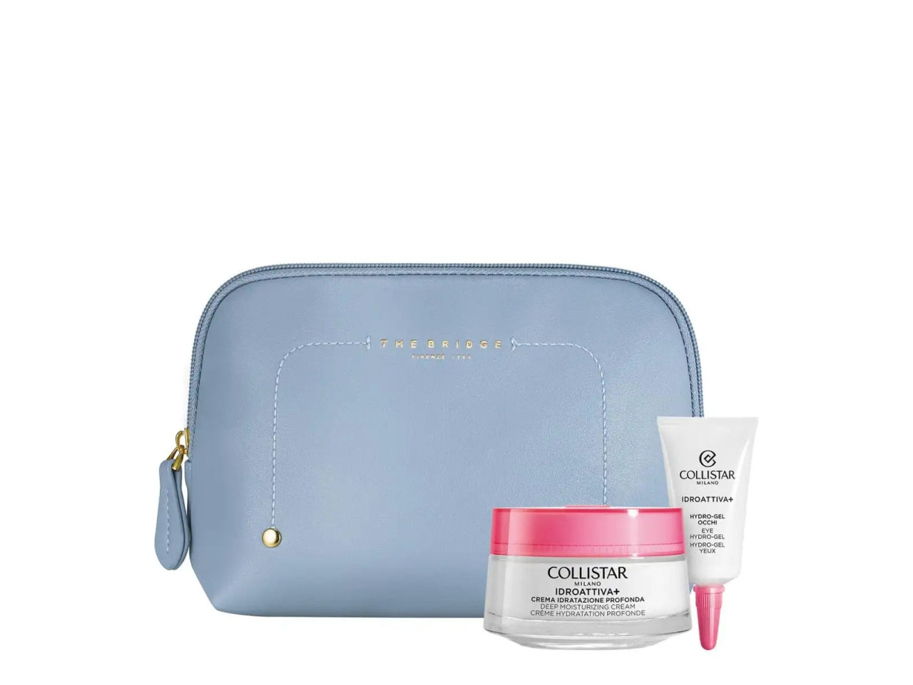 Cofanetto Collistar con Crema Idratazione Profonda 50 ml, Hydro-Gel Occhi 5 ml e Beauty-Bag