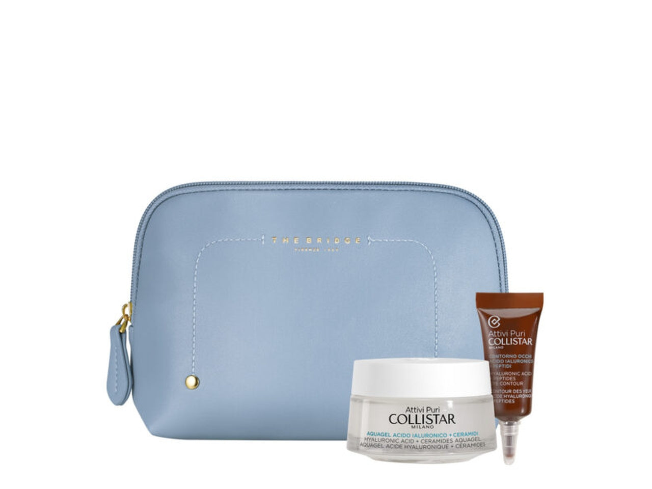 Cofanetto Collistar attivi puri con crema acquagel acido ialuronico 50 ml e ceramidi 5 ml