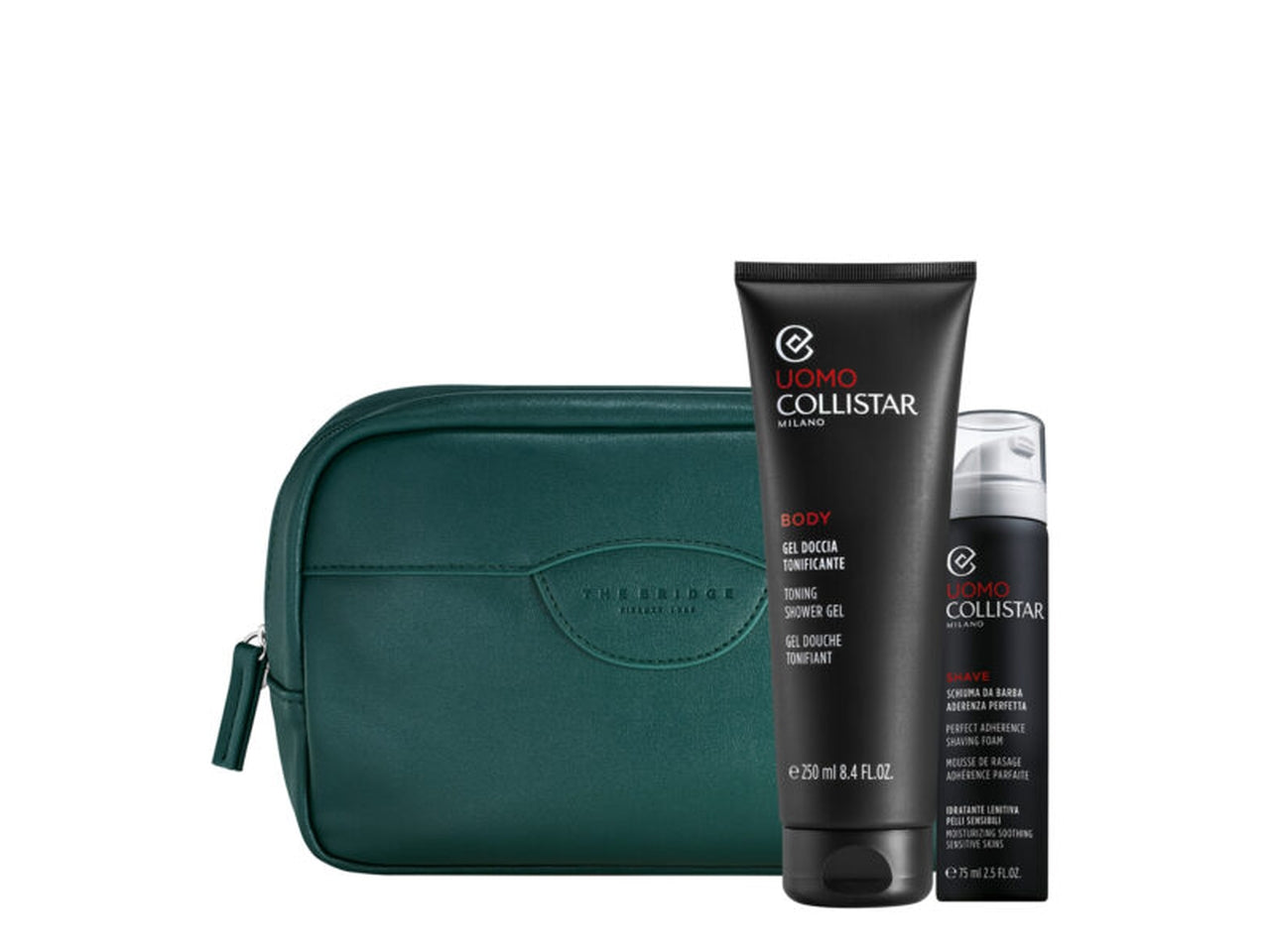 Cofanetto Collistar con gel doccia tonificante uomo 250 ml e Schiuma da Barba 75 ml