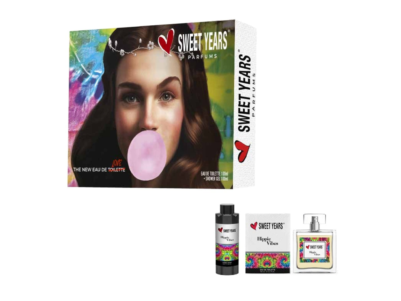Sweet years hippie vibes: edt 100 ml + shower gel 100 ml