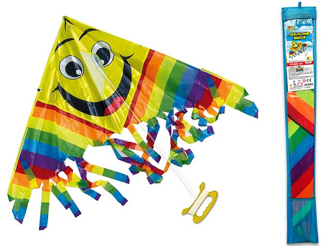 Aquilone arcobaleno c/smile 52012