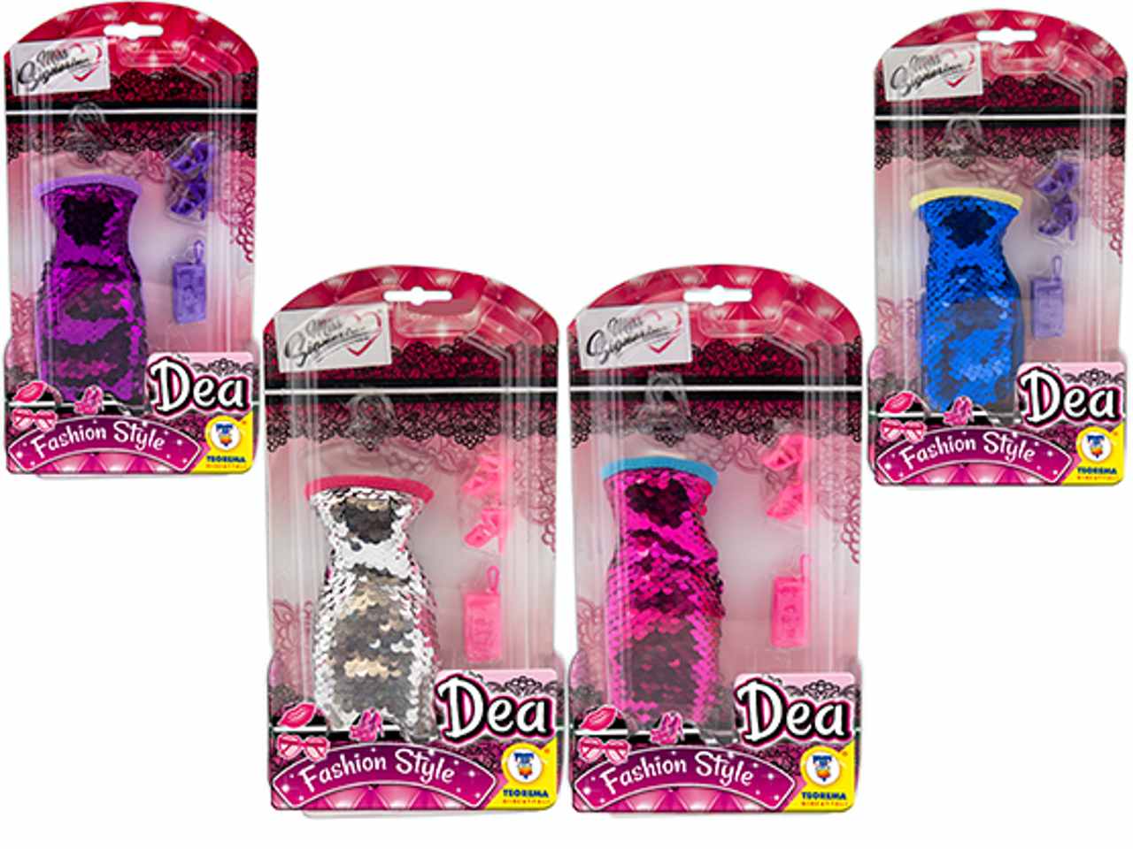 Dea vestiti bambola luccicosi 66682