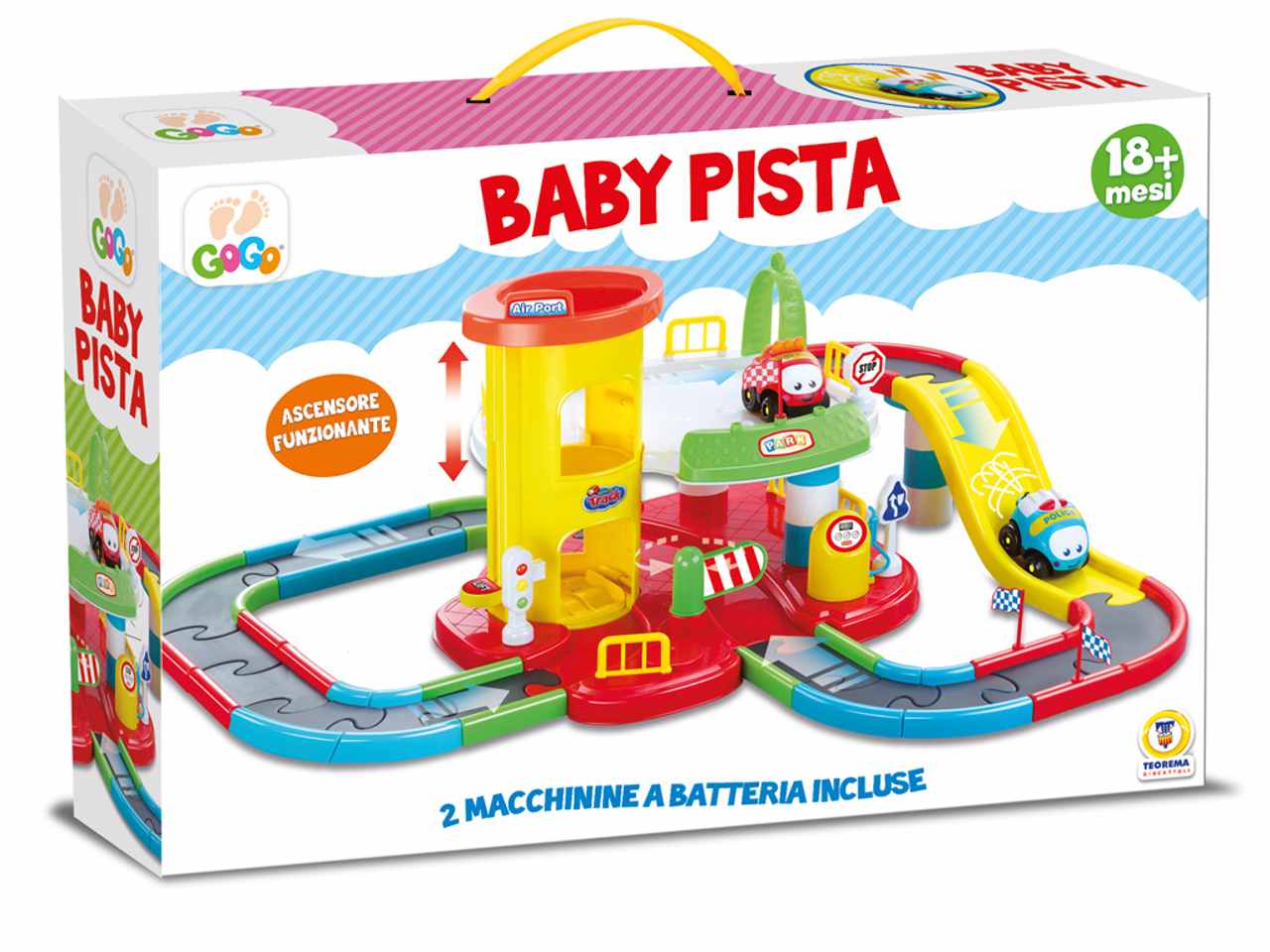 Gogo baby garage 2macchine a batt.67340