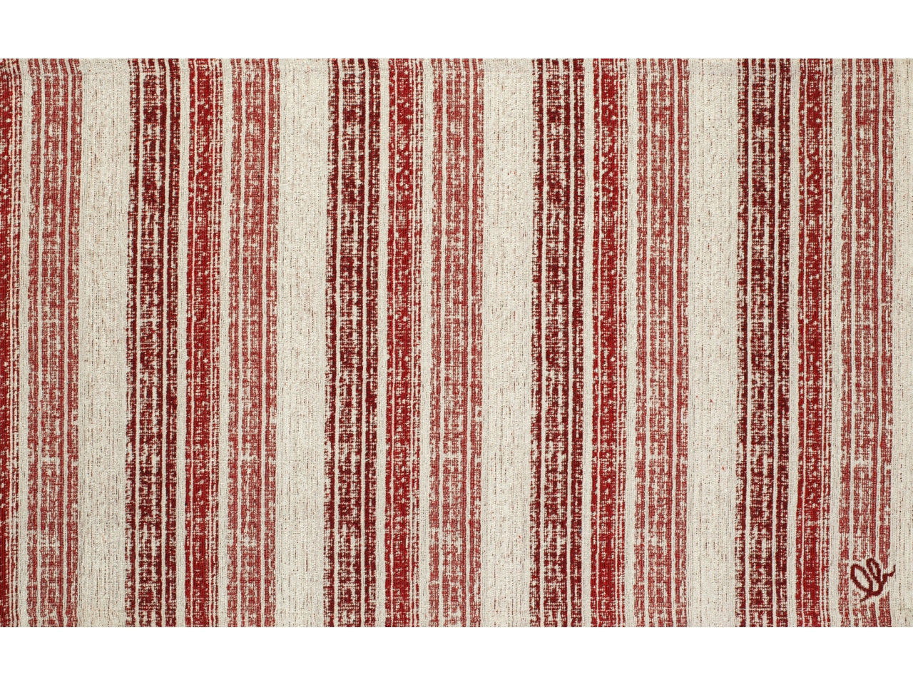 Tappeto per cucina moderno in misto cotone multicolor fantasia rigata 50x170 cm, Santiago - Olivo Tappeti