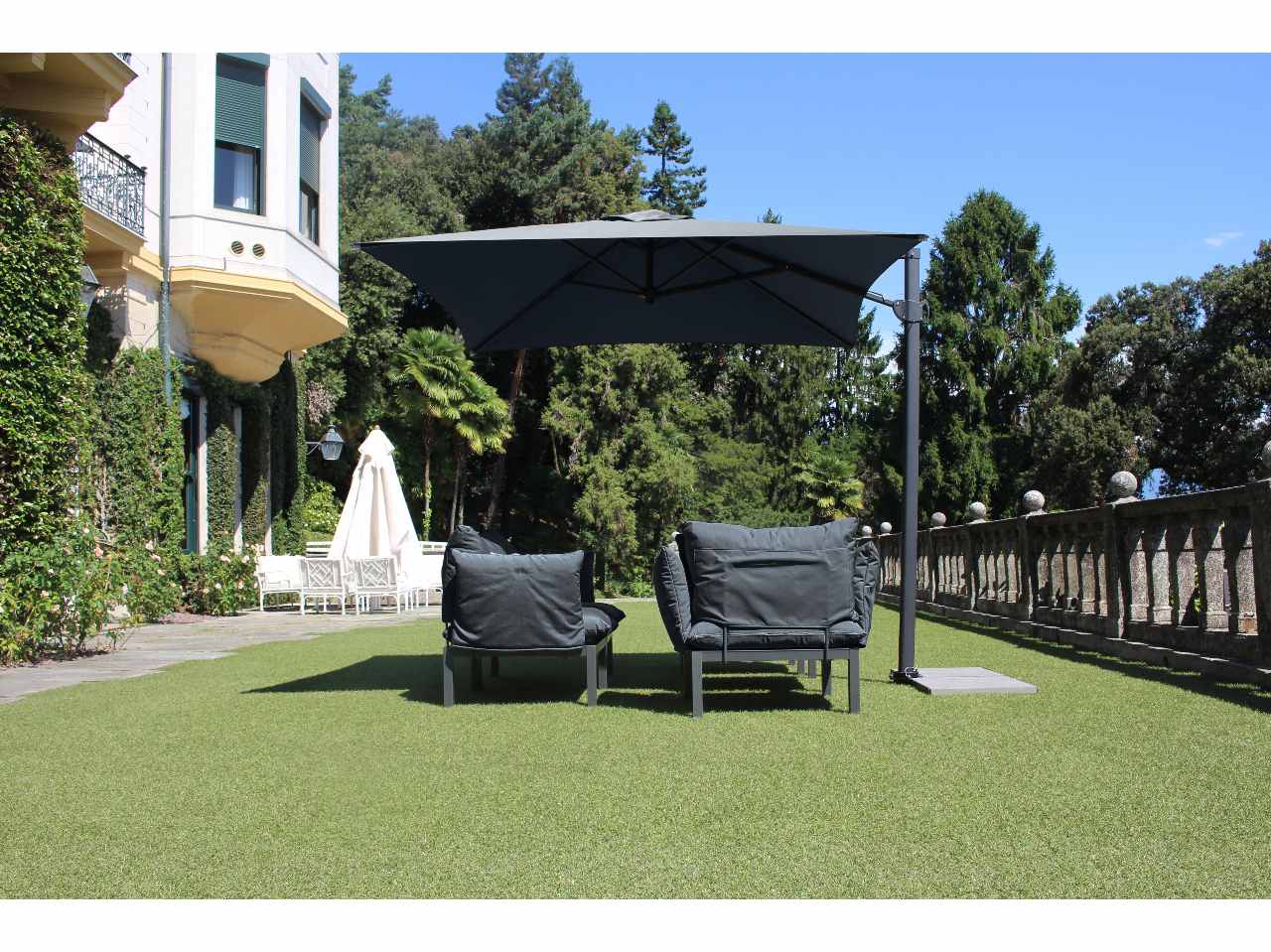 Ombrellone 250x250cm kronos 137q antracite