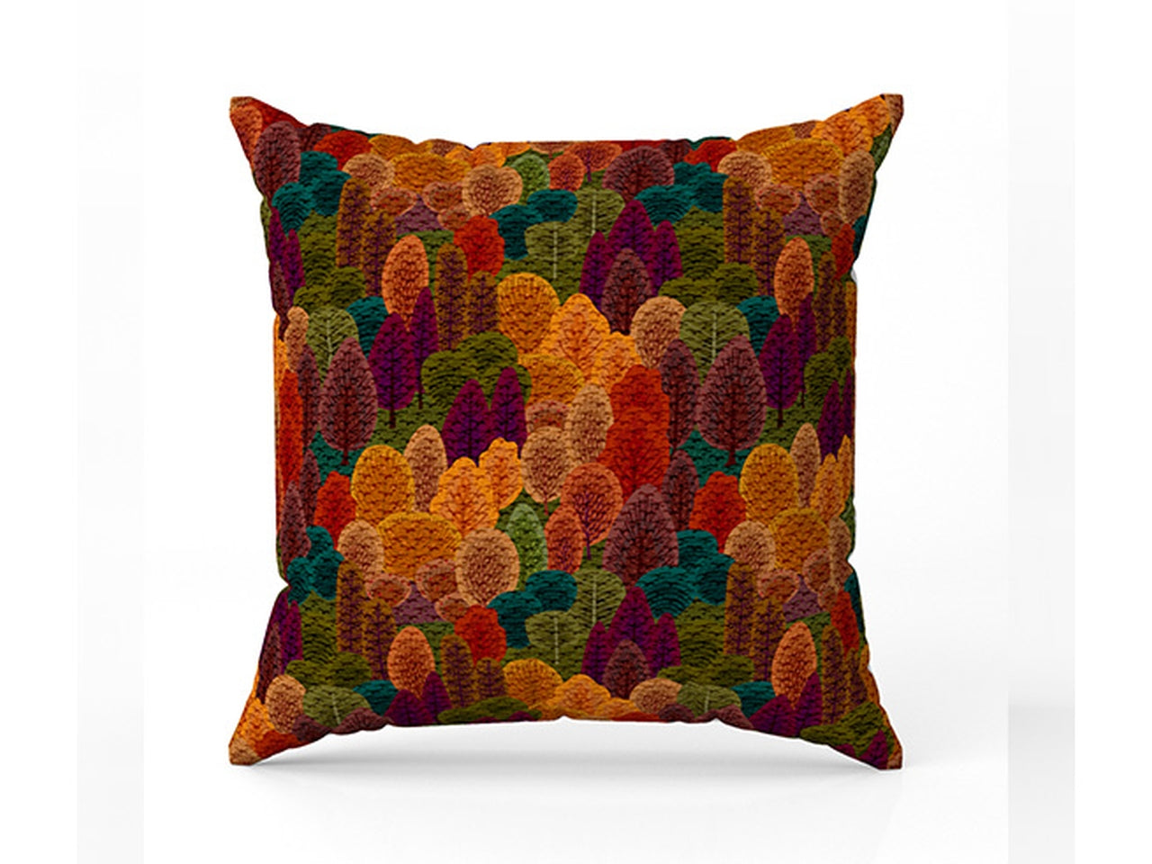 Cuscino decorativo quadrato multicolor floreale effetto velluto 30x50 cm - Cotton & Color