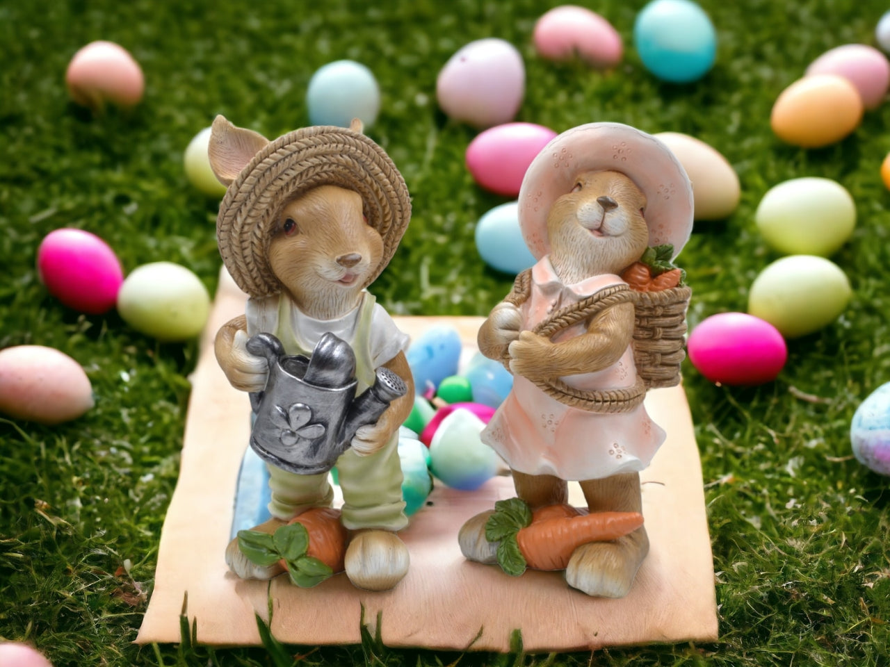 Coniglio resina 13x27cm