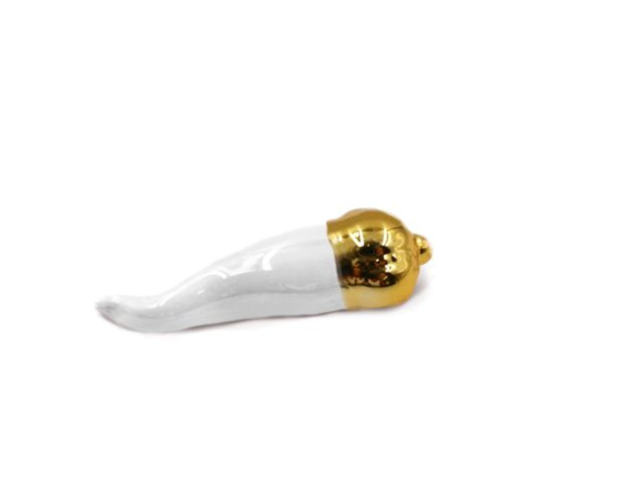 Cornetto bianco con calamita 9cm