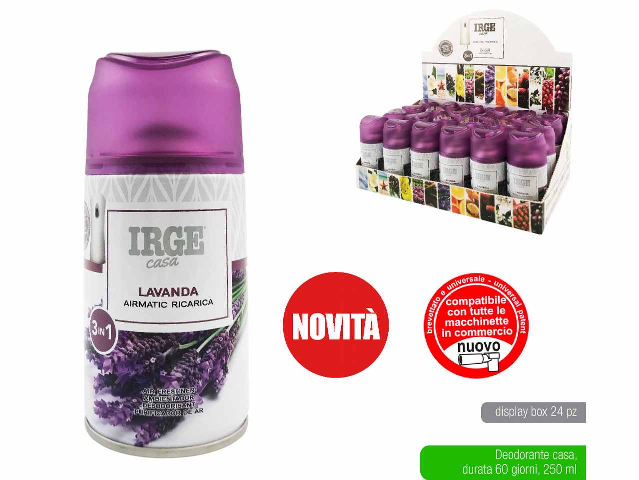Deo irge 250ml lavanda deo4946a