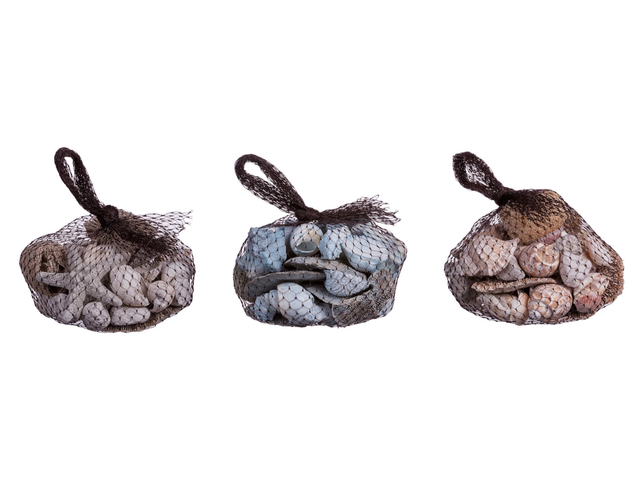 Sassi decorativi per vasi, conchiglie e spugne di mare - mix per decorazione estiva - 300g - Star