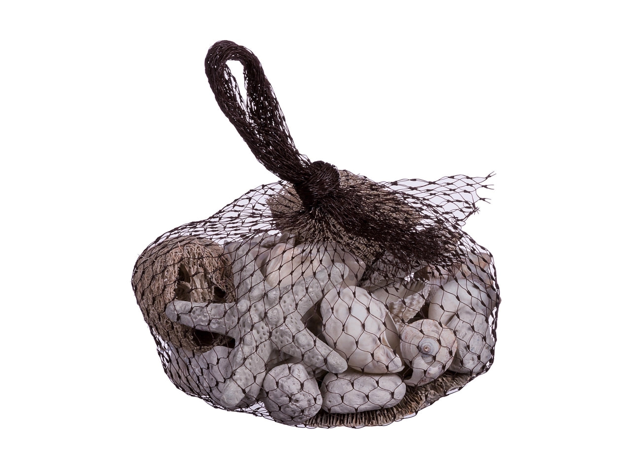 Sassi decorativi per vasi, conchiglie e spugne di mare - mix per decorazione estiva - 300g - Star