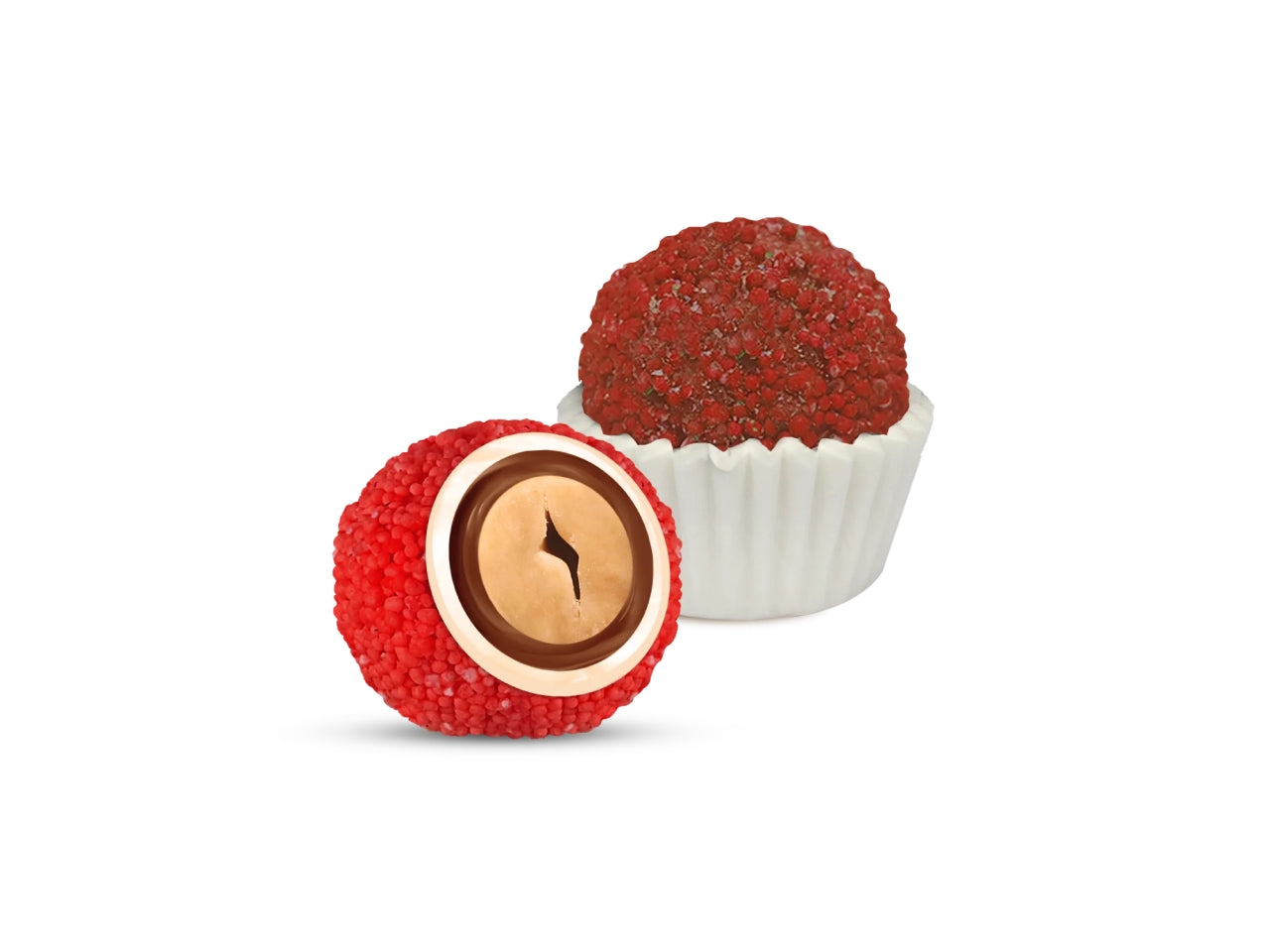 Confetti Maxtris Rosso ricoperti di cioccolato bianco e fondente per bomboniere di laurea - CriCri - 500g