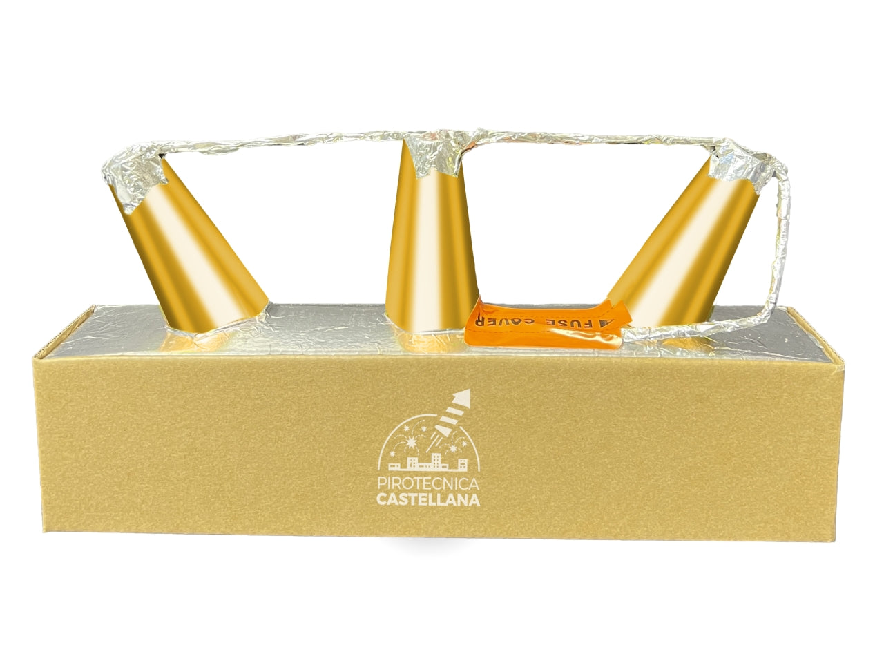 Ventaglio 3 vulcani argento