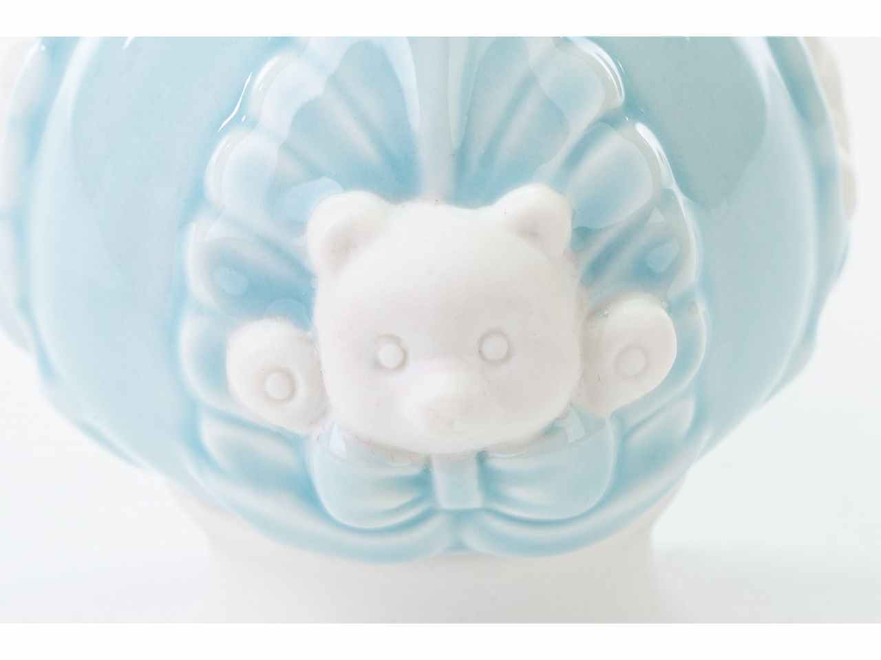 Pomo orsetto porc.celeste 7x7xh.8 54282