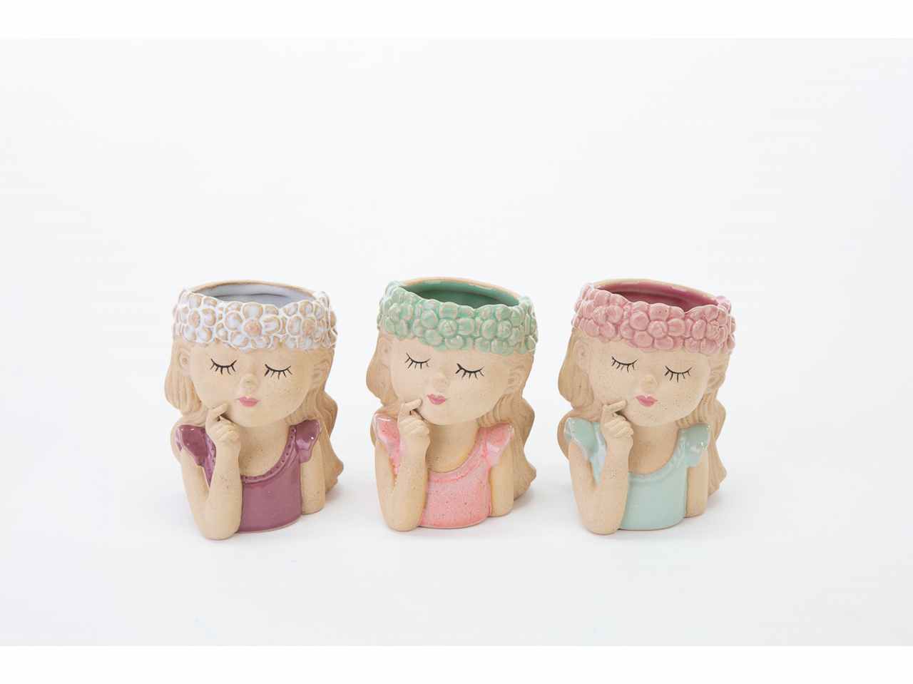 Vaso in ceramica 7,5xh.10 cm