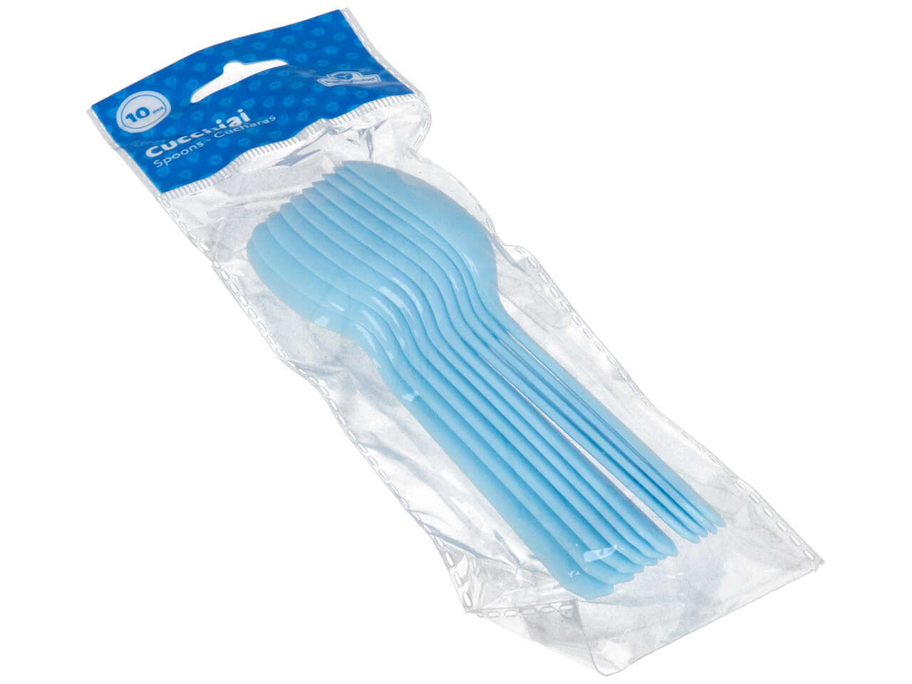 Cucchiaio azzurro 10 pezzi
