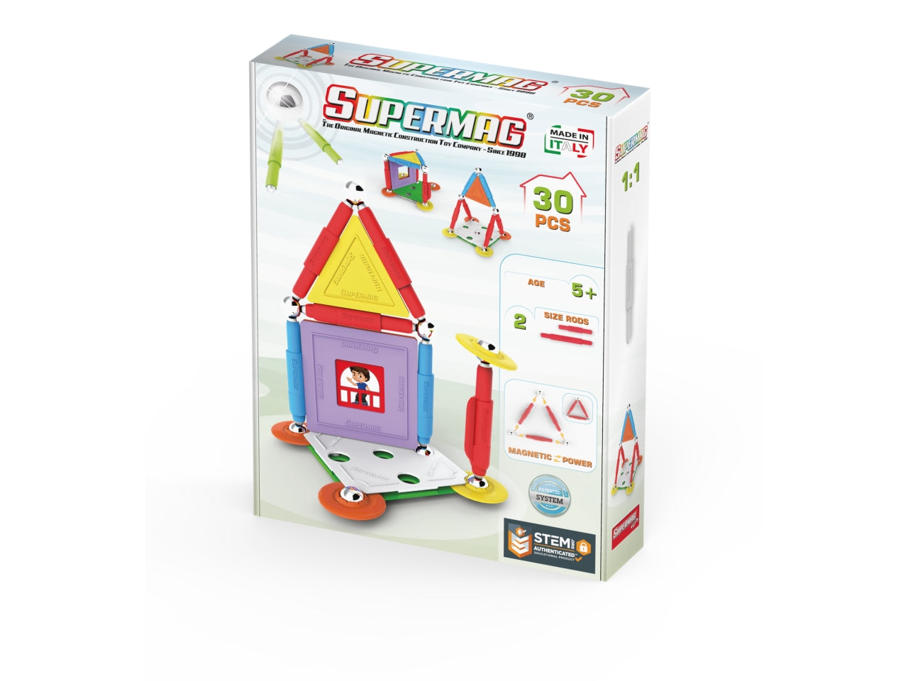 Supermag Projects House Set 30 Pezzi Multicolor Plastica e Metallo Età 5+ | Re.El.Toys