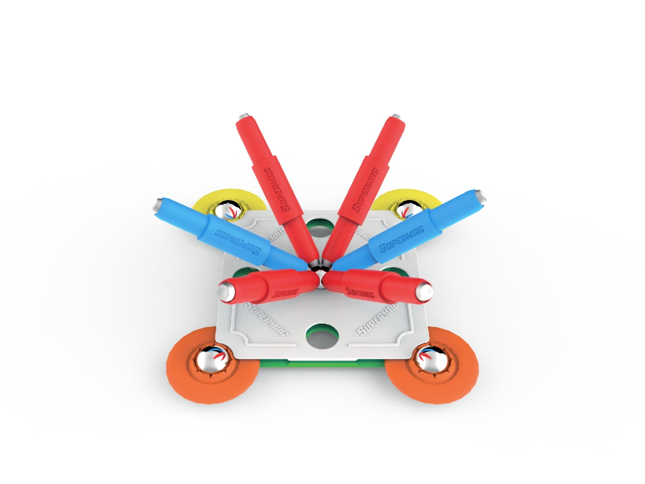 Supermag Projects House Set 30 Pezzi Multicolor Plastica e Metallo Età 5+ | Re.El.Toys