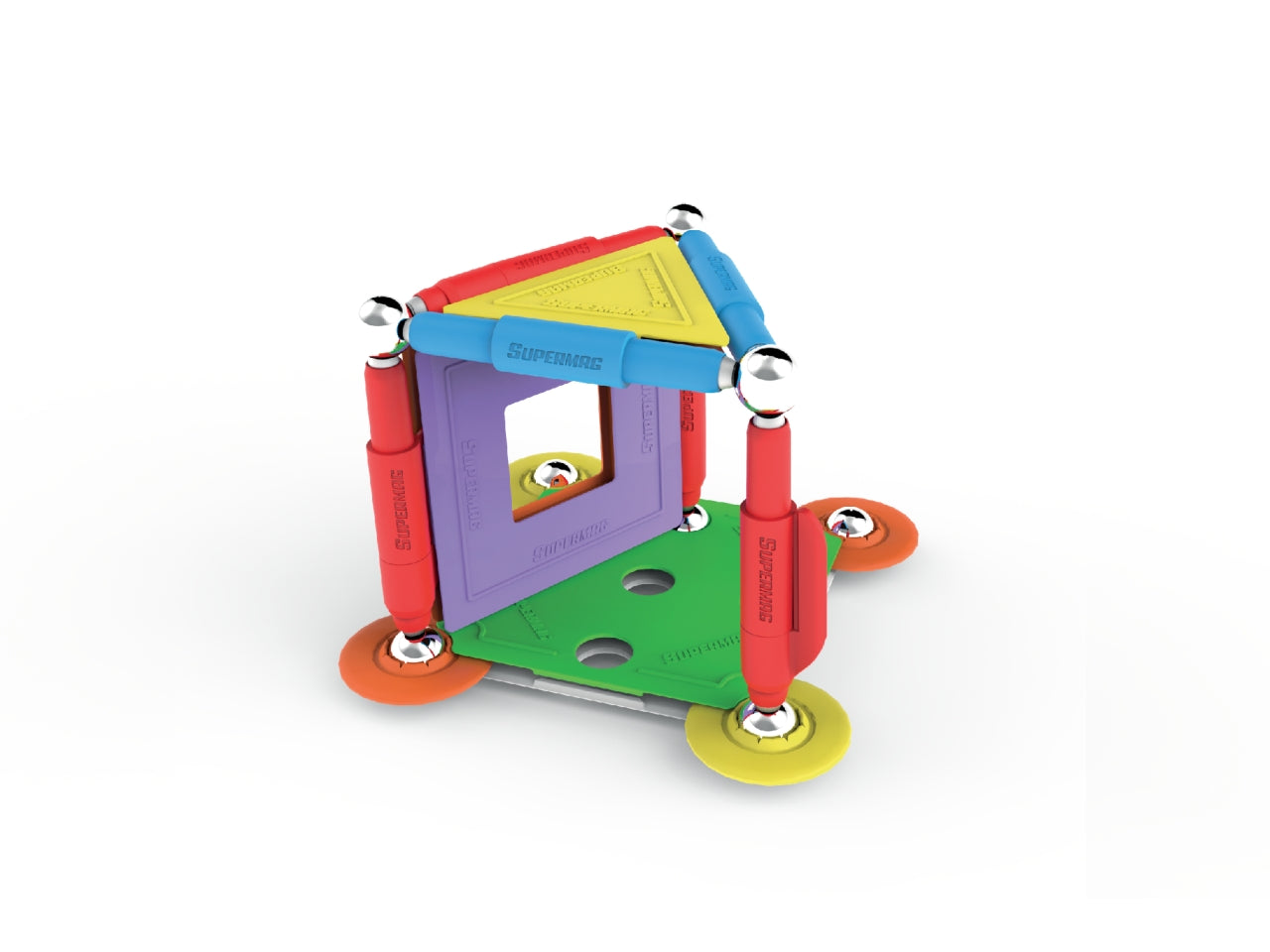 Supermag Projects House Set 30 Pezzi Multicolor Plastica e Metallo Età 5+ | Re.El.Toys