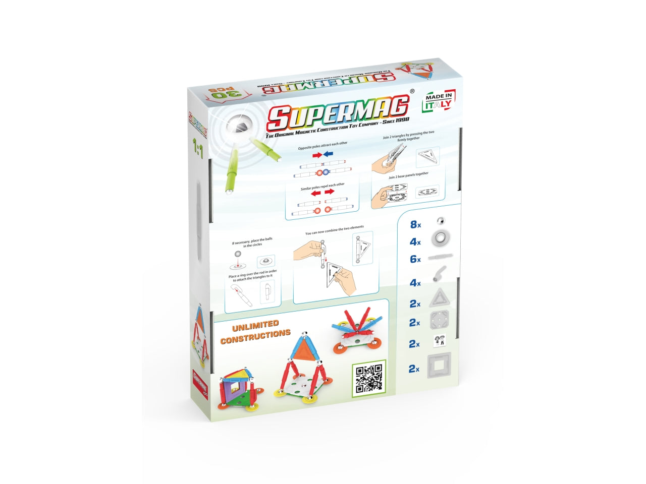 Supermag Projects House Set 30 Pezzi Multicolor Plastica e Metallo Età 5+ | Re.El.Toys