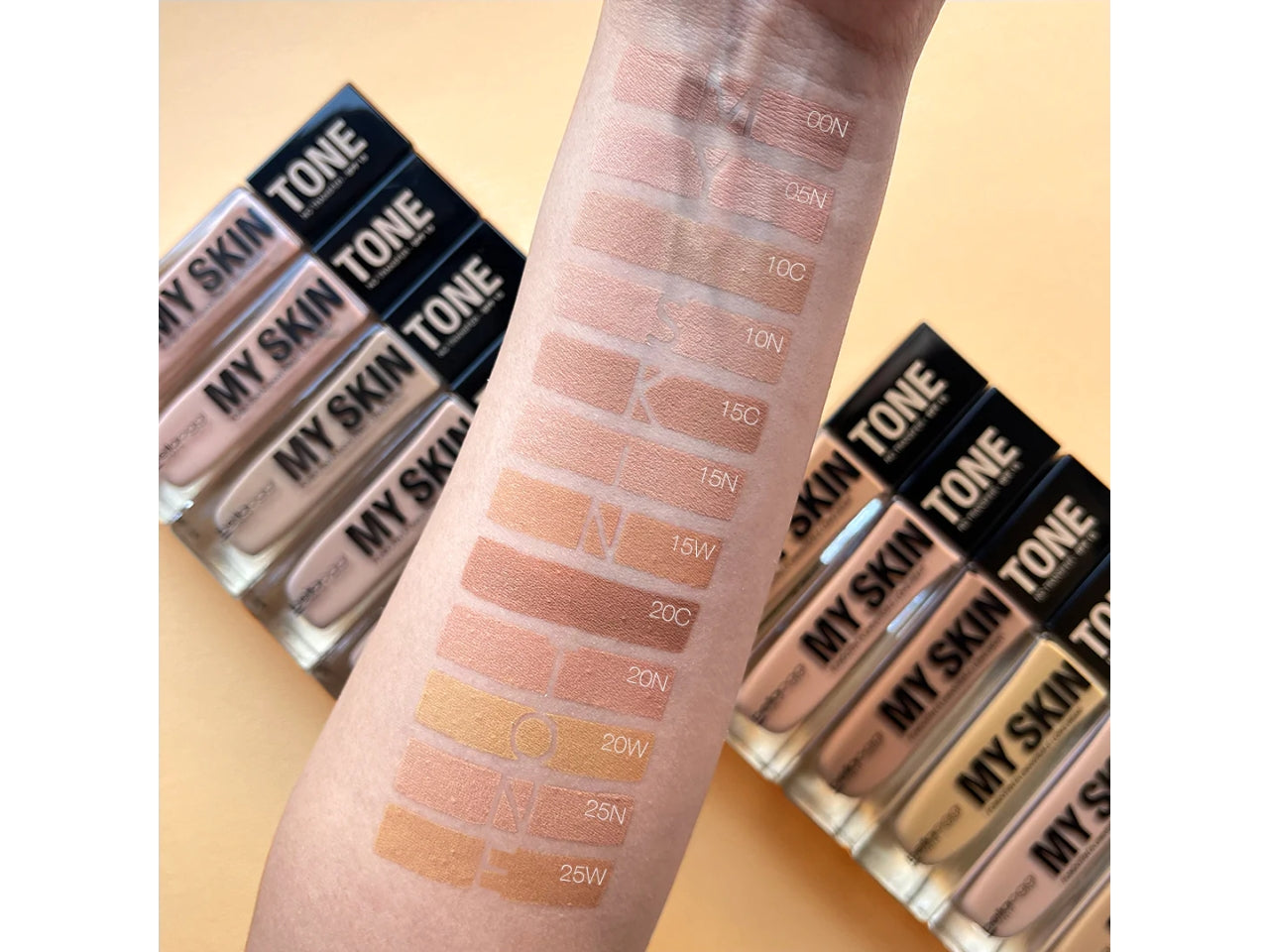 Fondotinta My Skin Tone - Coprenza Naturale e Demi-Matte - Natural Beige - Bellaoggi