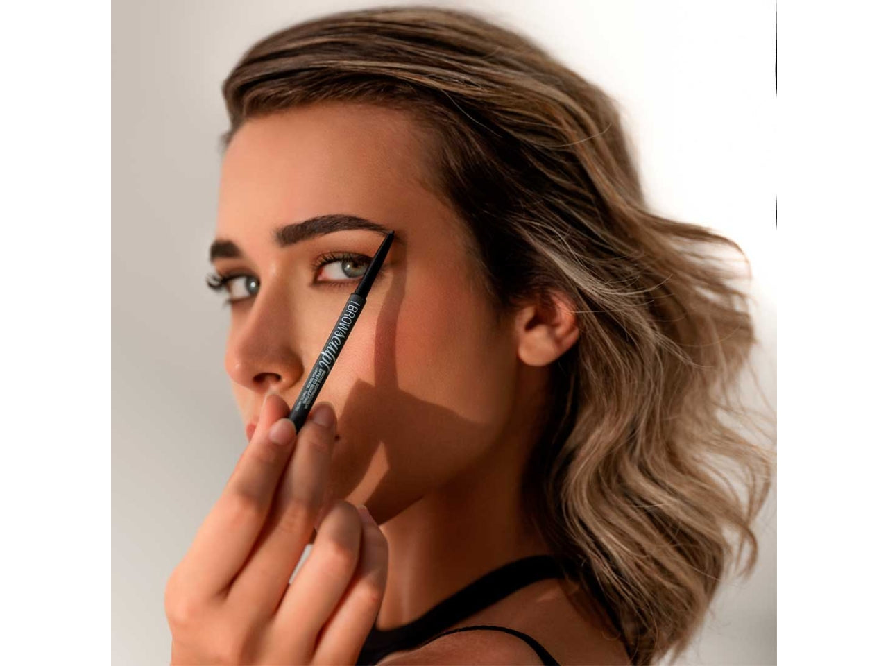Matita Sopracciglia - Precisione, Water Resistant, Lunga Tenuta - Granite Gray - Bellaoggi