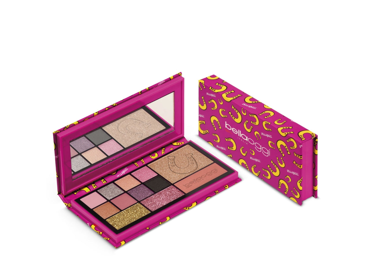 Bellaoggi trousse 8 eyeshadows + 2 special eyeshadows + 1 higlighter + 1 blush