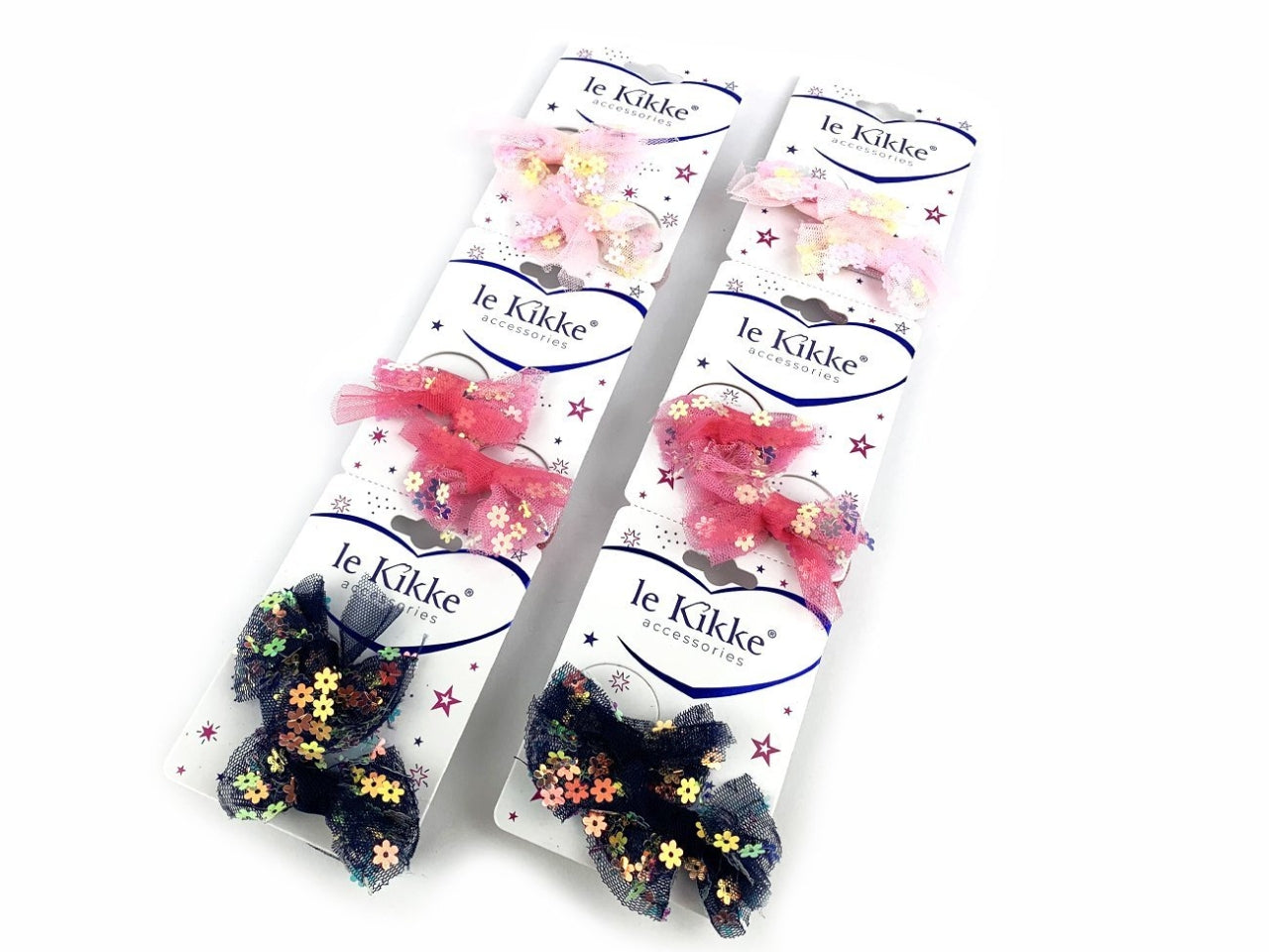 Polsino con fiocco e paillettes fiore