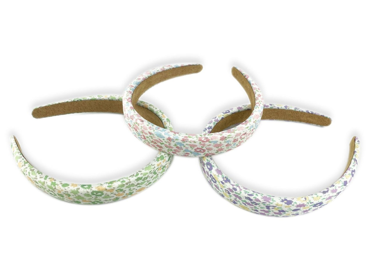 Cerchietto bombato con fantasia provenzale