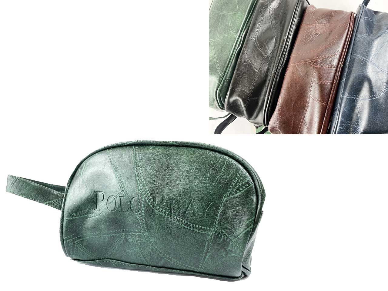 Beauty case polo play effetto invecchiato