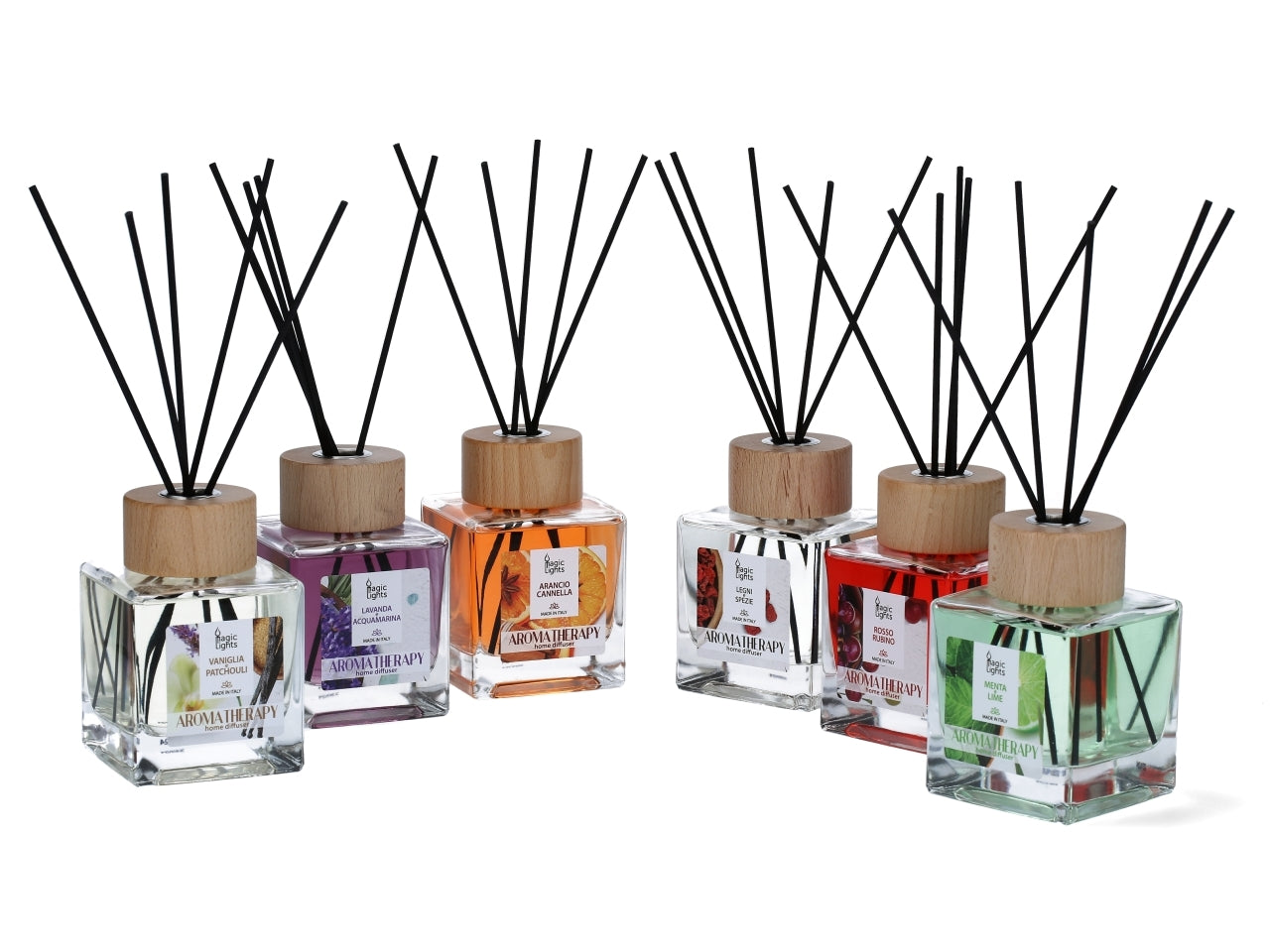 Diffusore aromaterapia 250 ml rosso rubino