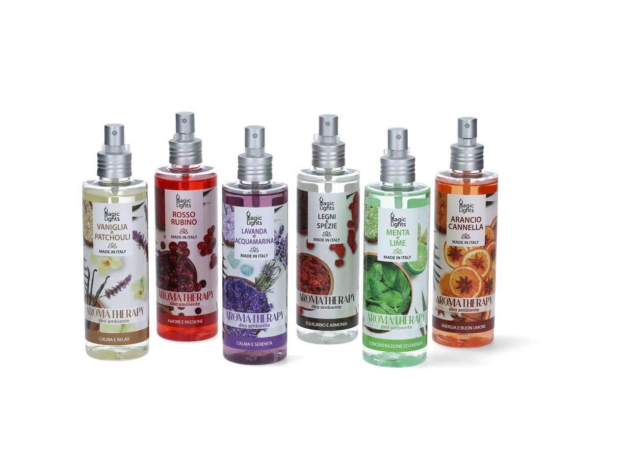 Spray ambiente 200 ml aromaterapia rosso rubino