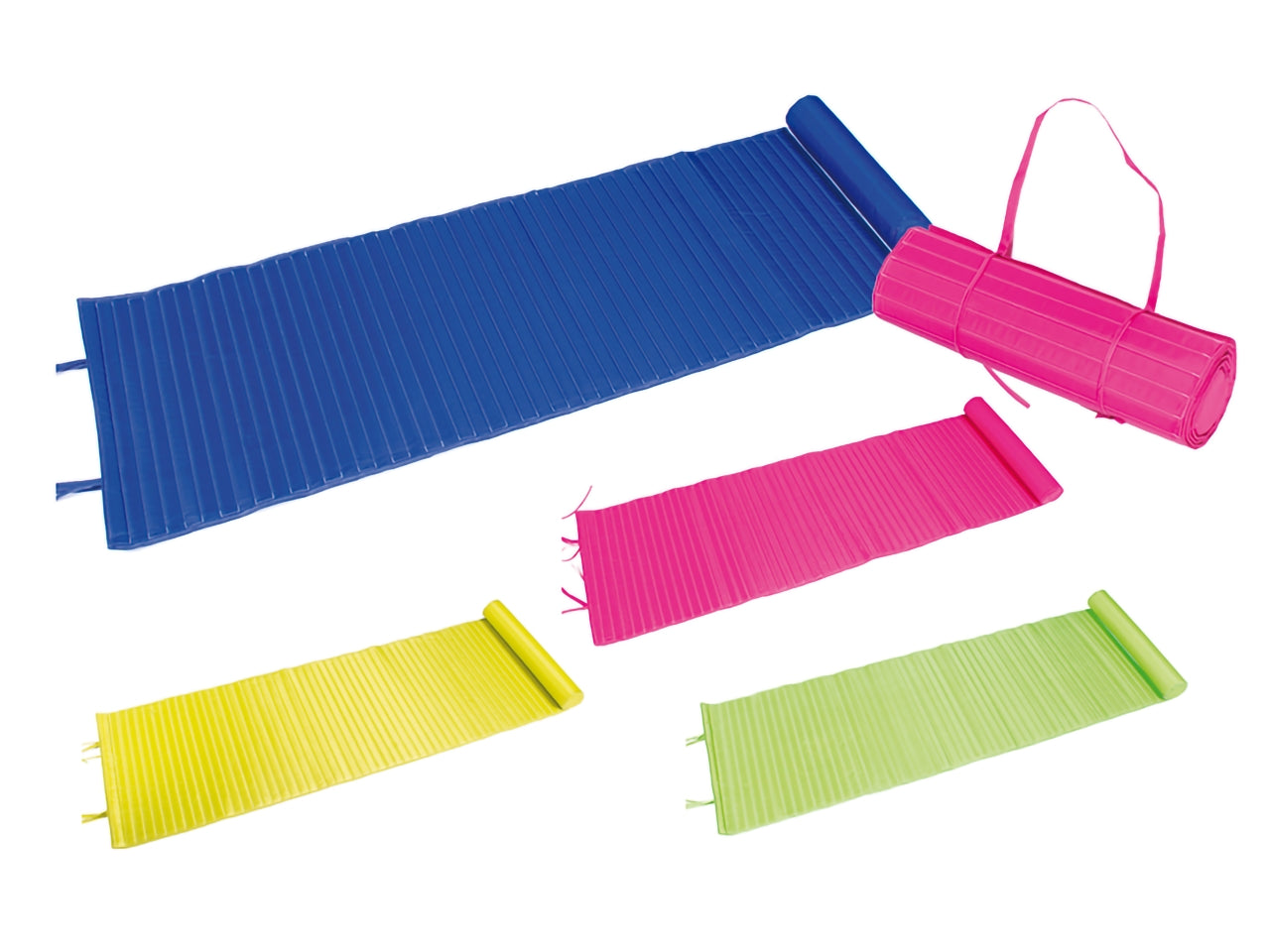 Stuoia mare imbottita con cuscino in poliestere, disponibile in 4 colori 60x180 cm - Nataluna