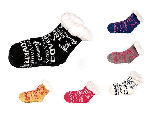 Calza antiscivolo ragazza taglia 31-34 assortiti