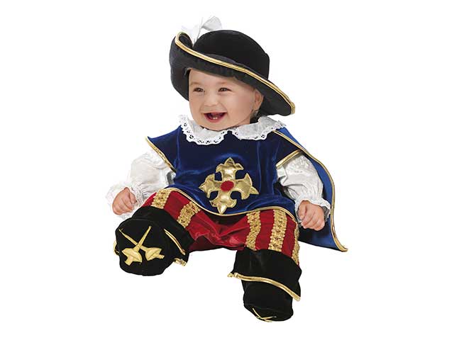 Costume moschettiere tg.3-6 mesi 81040