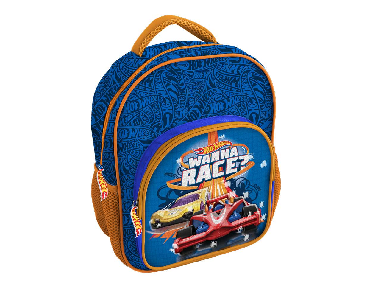 Hot wheels zaino 30cm con tasca dlx