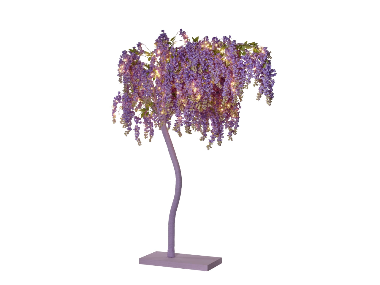 Albero cassia viola artificiale da interno con led 210cm - Conti