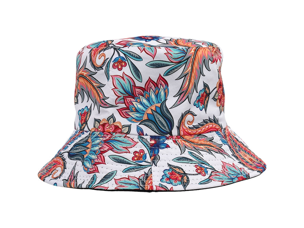 Cappello pescatore per uomo/donna floreale multicolor in poliestere taglia 57/unica - M@rea