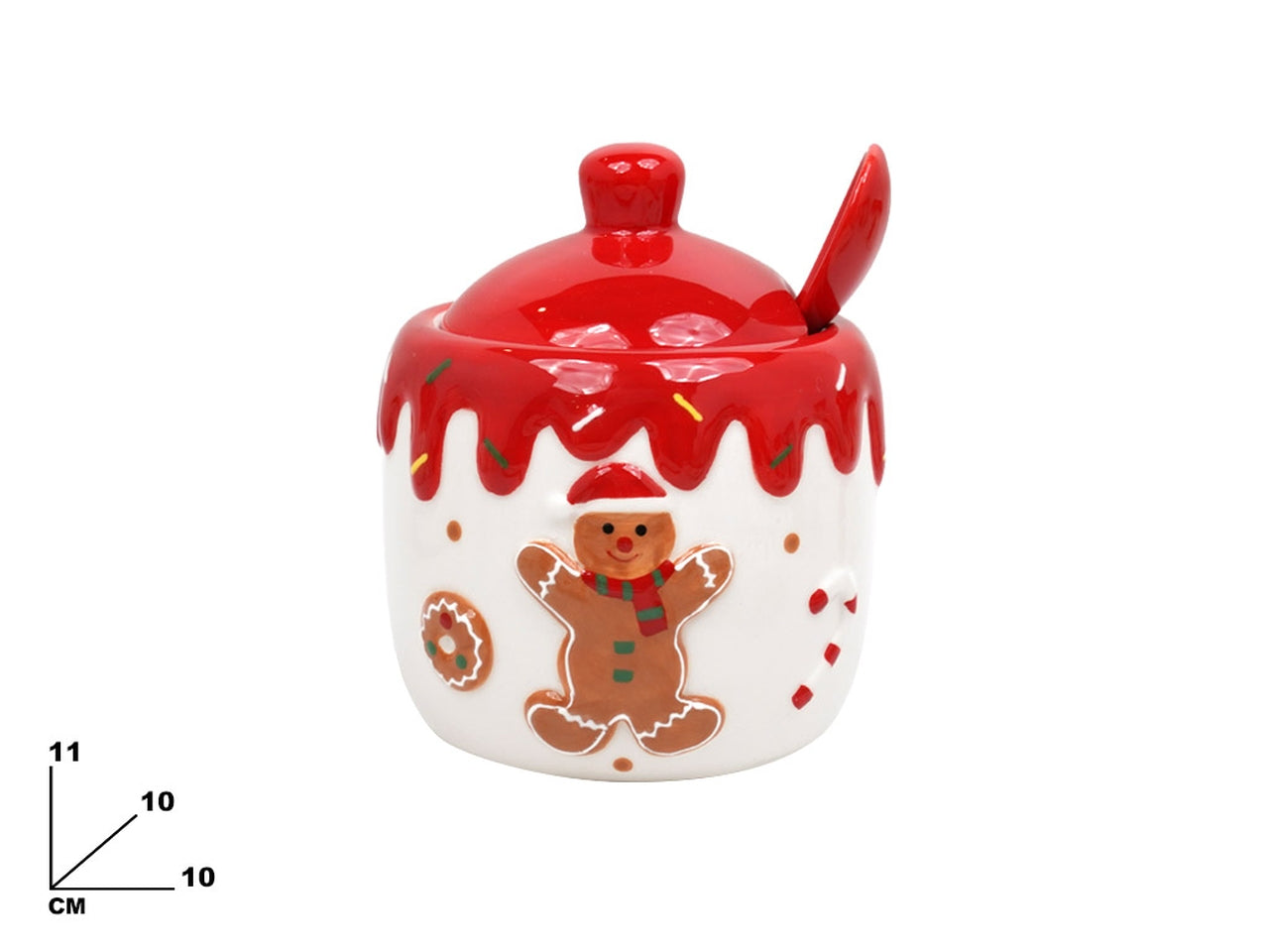 Omino pan di zenzero zuccheriera