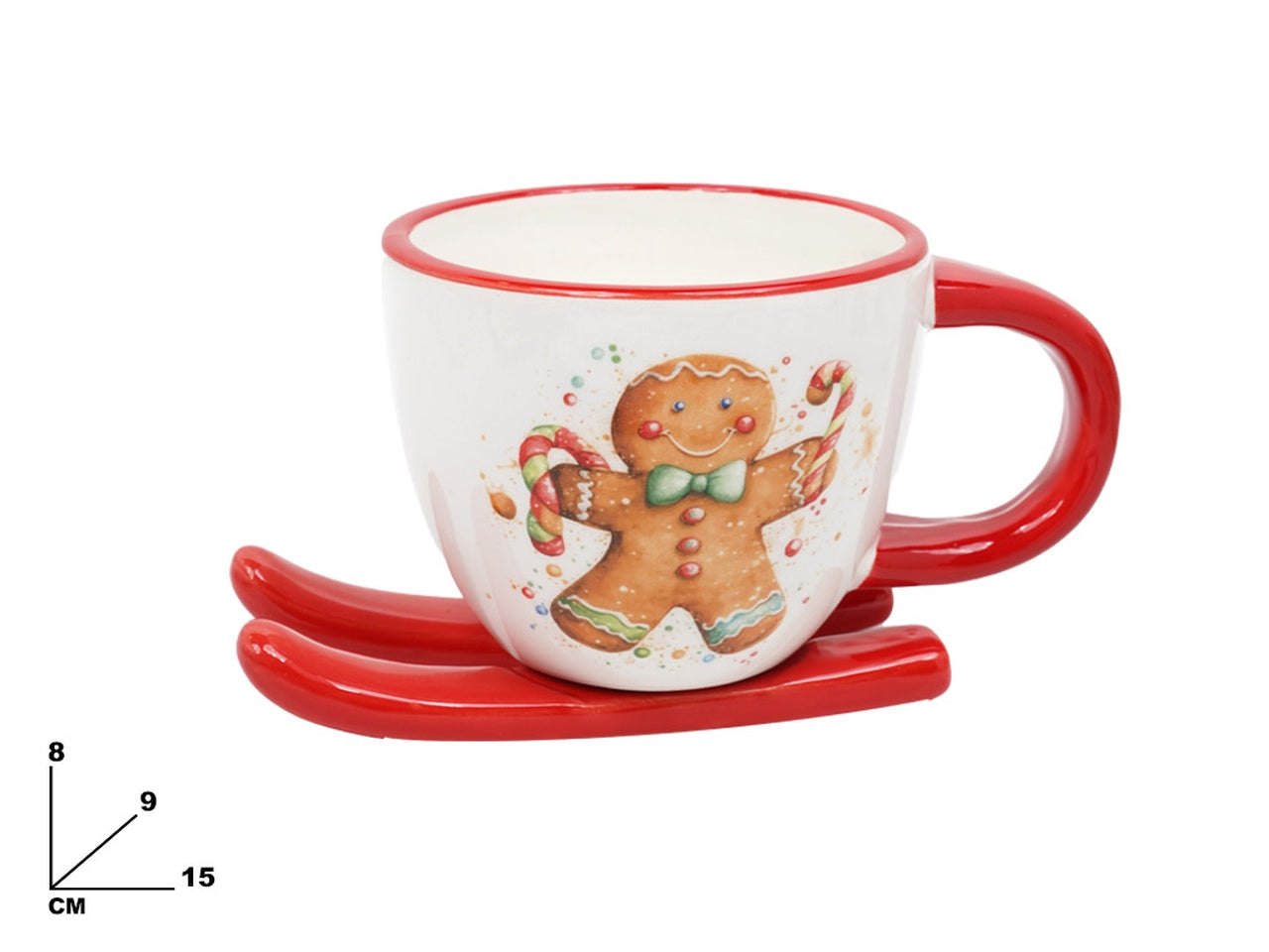 Omino pan di zenzero tazza