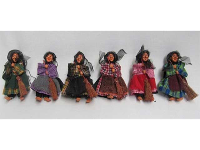 P.chiavi befana volante 14cm 664