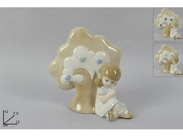 Albero c/bambina 12cm ca007599