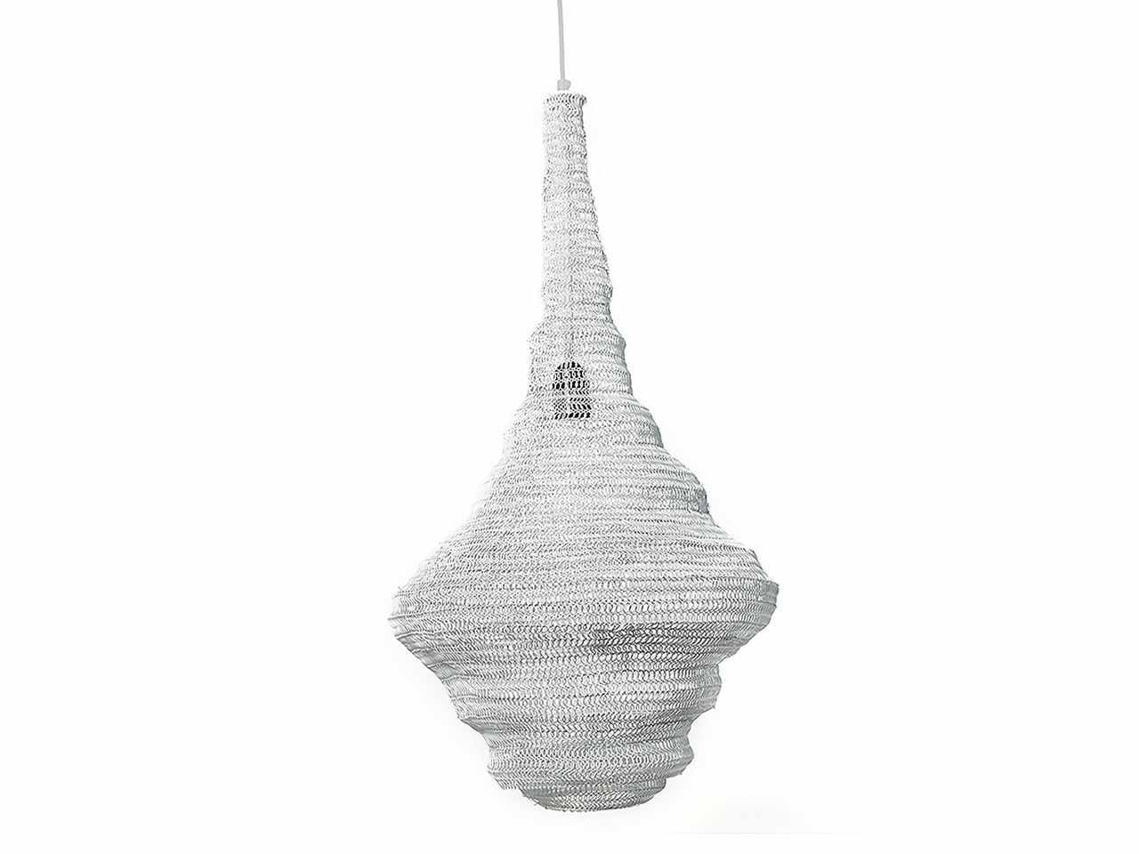 Lampada a sospensione in metallo d.35xh.77cm