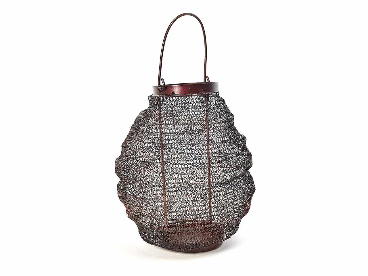 Lanterna in metallo d.25xh.32cm