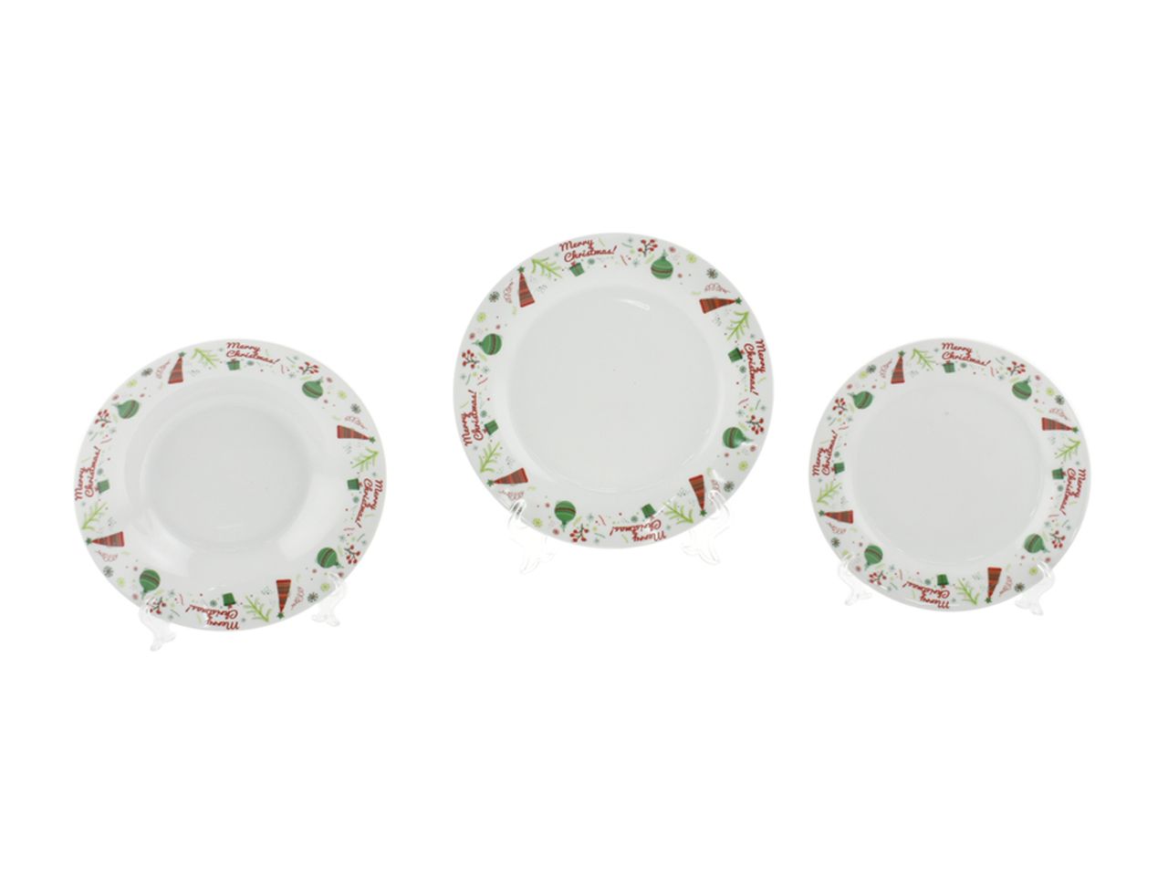 Piatti tondi - la confezione comprende 18 piatti