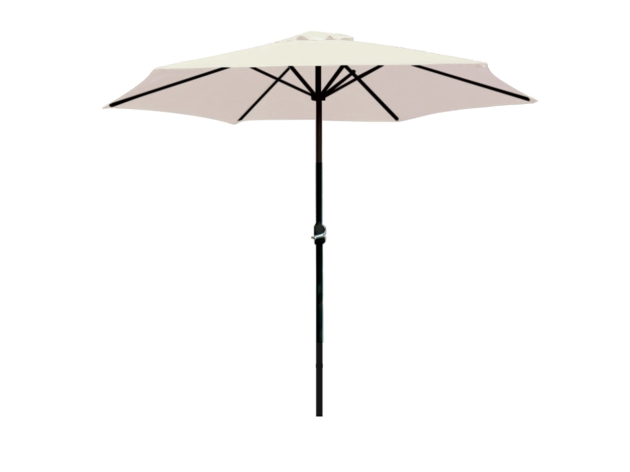 Ombrellone tondo da giardino con manovella diametro 270cm