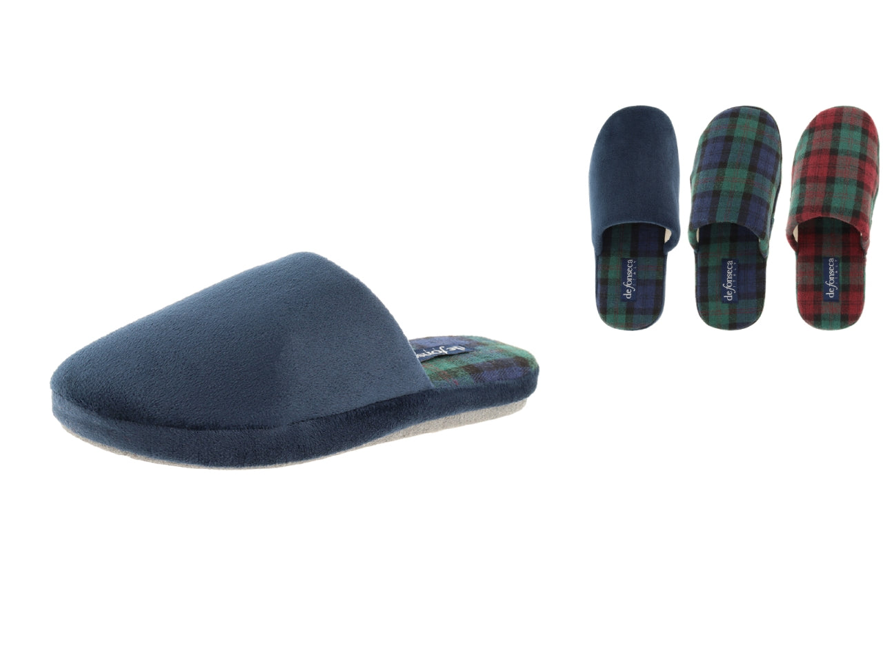 Pantofola uomo multicolor taglia 39/46 - De Fonseca