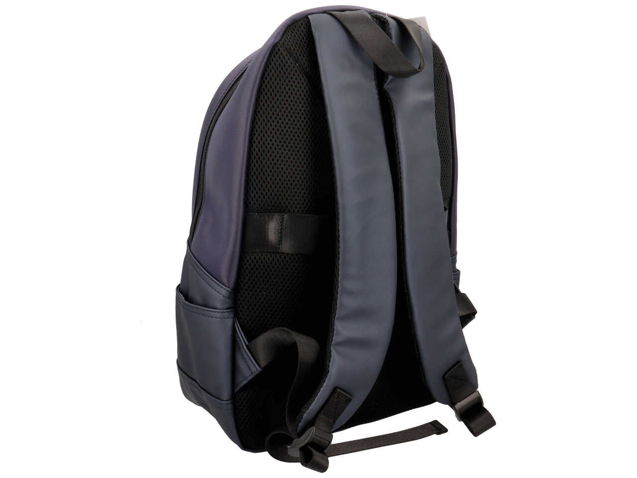 Zaino da uomo blu in simil pelle e tessuto 40x27x14 cm - Sergio Tacchini