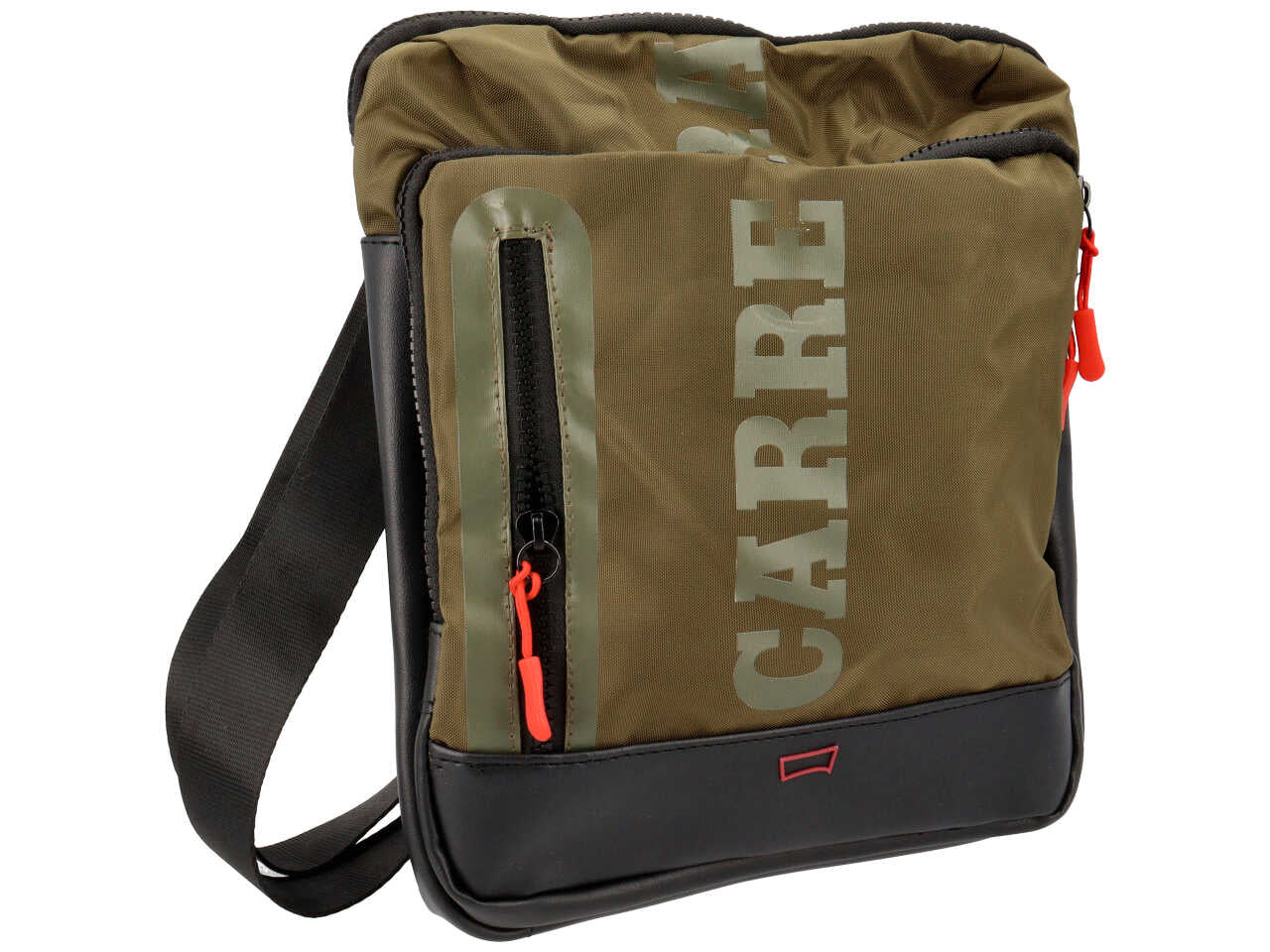 Borsa da uomo b-tech collection tracolla tablet colore verde militare composizione: 100% pelle sintetica