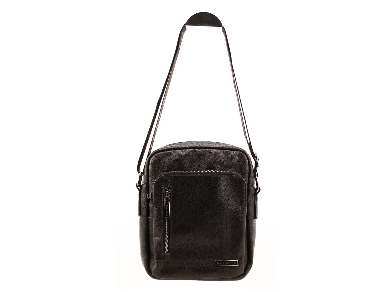 Borsello navigare in pelle sintetica misure 23x26x4,5cm colore nero